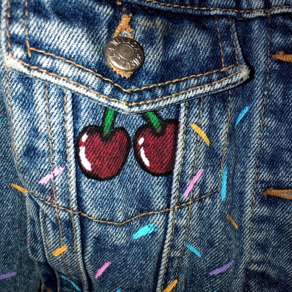 Hand painted “Scream for Ice Cream” Jacket - Picture 3 of 3